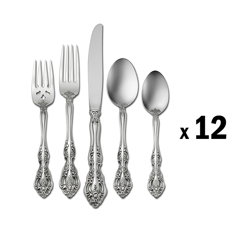 Oneida 18/10 Stainless Steel Michelangelo Coffee Spoons (Set of 12)