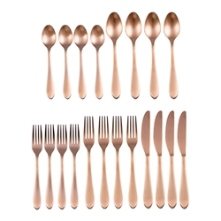 Fiesta Maraca Copper Satin 20 piece, Service for 4 