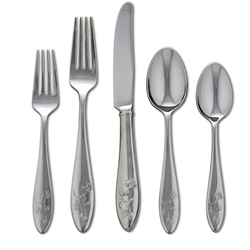 Lenox Butterfly Meadow 5 piece Stainless Flatware Place Setting 