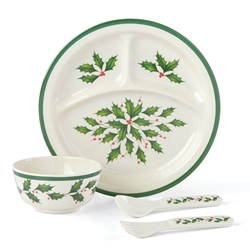 Lenox Childrens Holiday Melamine Set 