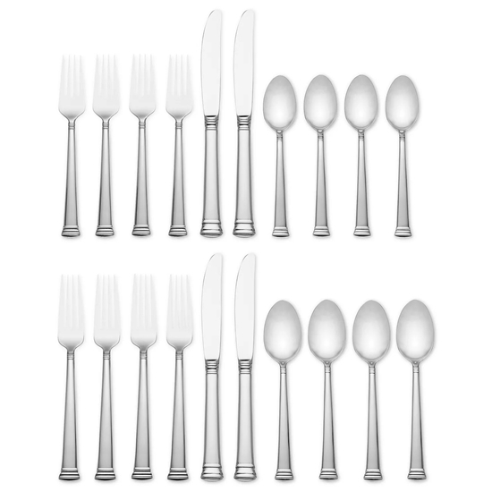 Lenox Eternal 20 piece Stainless Flatware, Service for 4 - LN-ET-50/4