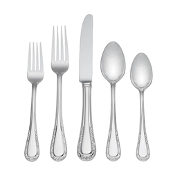 Lenox Venetian Lace 5 piece Stainless Flatware Place Setting 