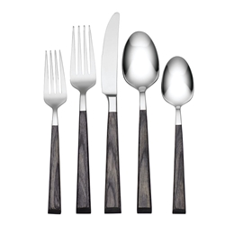 Oneida Coronado Charcoal 5 piece Place Setting 