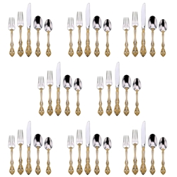 Oneida Golden Michelangelo 40 piece, Service for 8 