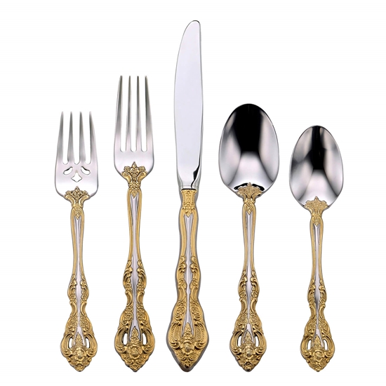 Oneida Golden Michelangelo 5 piece Place Setting - ON-GMK-50