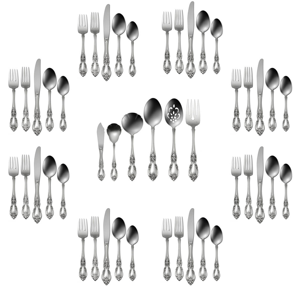 Oneida Louisiana 46 piece, Service for 8 - ON-LA-46