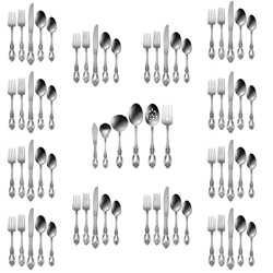 Oneida Louisiana 66 piece, Service for 12 