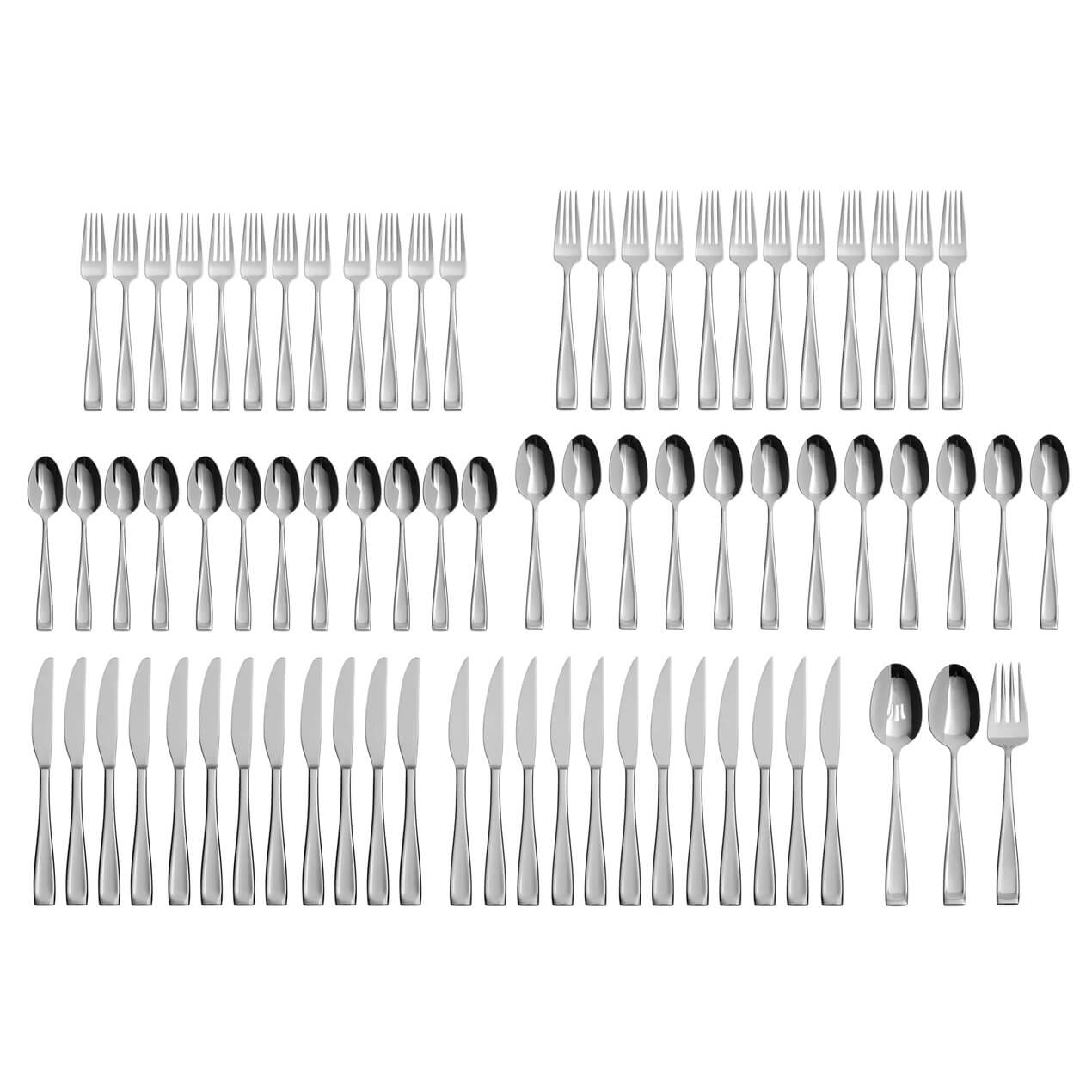 Oneida Moda 75 piece, Service for 12 - T711075AL20