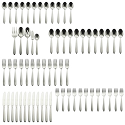 Oneida Mooncrest 45 piece, Service for 8 