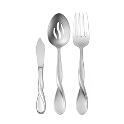 Oneida Satin Aquarius 3 piece Serving Set 