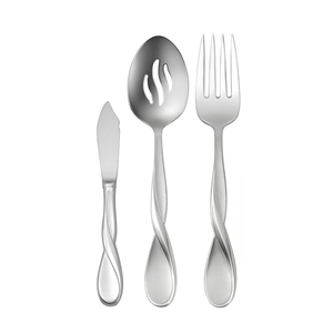 Oneida Satin Aquarius 3 piece Serving Set