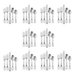 Oneida Satin Aquarius 50 piece, Service for 10 