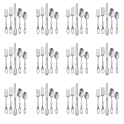 Oneida Satin Aquarius 60 piece, Service for 12 