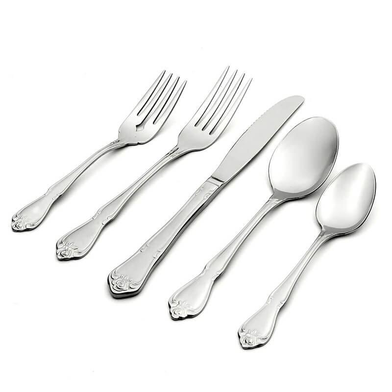 Oneida True Rose 5 piece Place Setting - ON-552-50