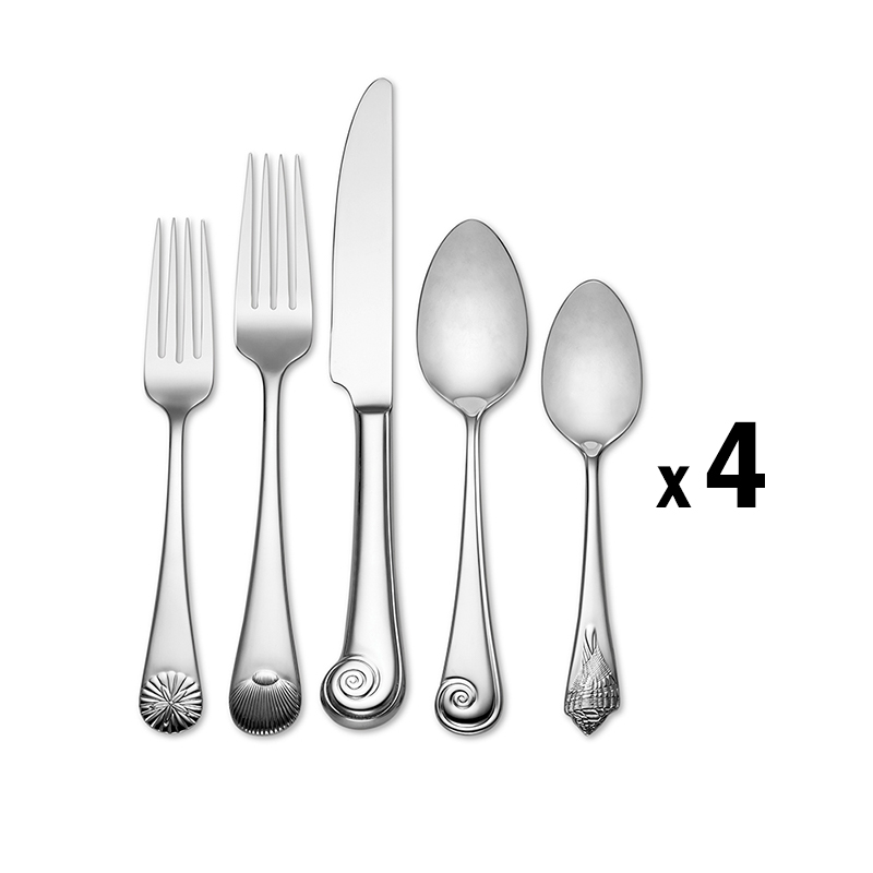 Reed and clearance barton seashell flatware